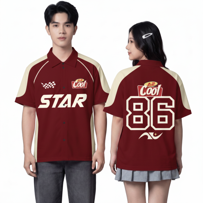 SƠ MI LỚP PHỐ ĐỎ-BE-1